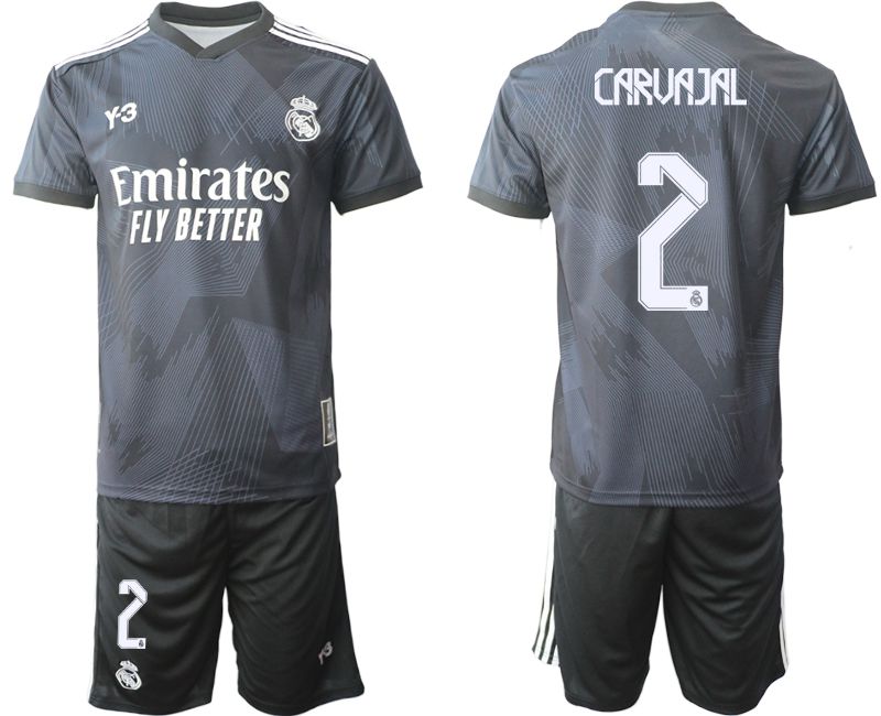 Men 2022-2023 Club Real Madrid Cuarta Camiseta Y3 de black 2 Soccer Jersey